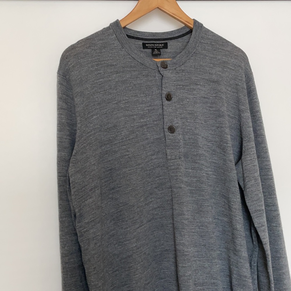 NWT Men’s Banana Republic Fine Merino Wool Sweater